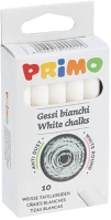 Primo 011GB10R Táblakréta  fehér kerek 10 darabos kép