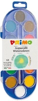 Primo 112A12SG Vízfesték  30 mm ecsettel 12 színű kép