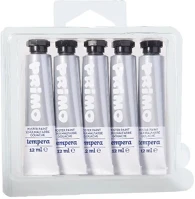 Primo 15.1822216 Tempera  ezüst 12 ml 5 darabos kép