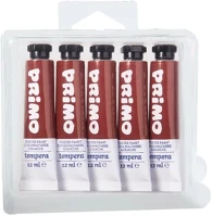 Primo 15.1822217 Tempera  barna 12 ml 5 darabos kép