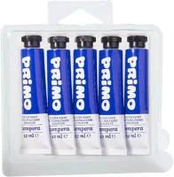 Primo 15.1822226 Tempera  sötétkék 12 ml 5 darabos kép