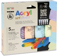 Primo 15.18258 Akrilfesték készlet  pasztell 5x75 ml kép
