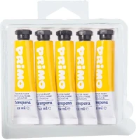 Primo 440TRA201 Tempera  citromsárga 12 ml 5 db/készlet kép