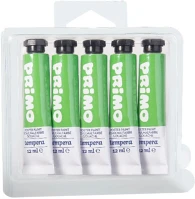 Primo 440TRA610 Tempera  középzöld 12 ml 5 db/készlet kép