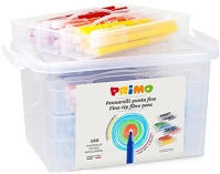 Primo 615PEN120 Filctoll  színes 12 színű 120 darabos kerek, műanyag tartóban kép