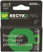 Pro B2629 Gp recyko  photo flash nimh akkumulátor hr6 (aa) 4db kép