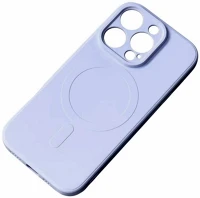 Pro MC20306 Telefontok iphone 12  - magsafe kompatibilis lila szilikon hátlap tok kép