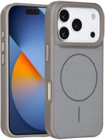 Pro NT8719273348796 tuniq - szürke carbon mintás, magsafe kompatibilis, ütésálló hátlap tok kép