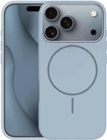 Pro TF5907504520810 thin mag - magsafe kompatibilis szürkéskék szilikon hátlap tok kép