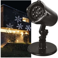 Projektor DCPC02 Led karácsonyi dekoráció  – hópelyhek, kültéri és beltéri, fehér kép