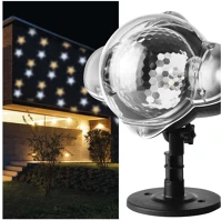 Projektor DCPN01 Led dekoráció  – csillagok, kültéri és beltéri, meleg/hideg fehér kép