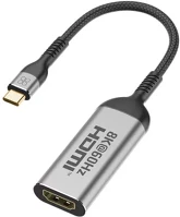 Promate 1X8K Átalakító - medialink 8k (usb-c adapter, 1x8k hdmi, szürke) kép