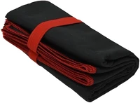 Promo 16.00426 Törölköző  active lang xl 80x160 cm fekete/piros rugalmas csíkkal kép