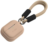 Protect FD5906302313235 Tech-  - airpods pro 1 tartó - világosbarna szilikon tok, pánttal kép