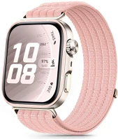 Protect FD5906302323630 Huawei watch fit 3 / 4 / 4 pro / 5 / 5 pro - tech-  nylon - pink szövet szíj kép