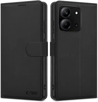 Protect FD5906302332151-2 wallet - fekete bőr könyvtok, ráhajtófüllel ﻿ kép