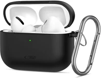 Protect FD5906302333097 Airpods pro 3 tartó - tech-  hook - fekete szilikon airpods pro 3 tok kép