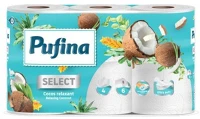 Pufina COR_KHH871 toalettpapír, 4 rétegű, kistekercses, 6 tekercs, pufina 