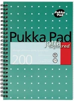 Pukka pad 01.01802 Spirálfüzet kockás  a/4 100 lapos metallic világoskék kép
