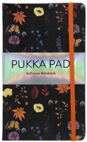 Pukka pad A17357BL2 Bloom a5 192 oldalas vonalas fekete gumipántos napló kép