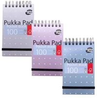Pukka pad COR_PUP6254 jegyzetfüzet, a7, spirálozott, vonalas, 50 lap, pukka pad 
