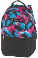 Pulse PULSE121814 Cloud hátizsák notebook tartóval fekete-színes foltok kép