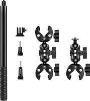 Puluz PU496B Motoros és kerékpáros egy bilincses kameratartó és 1.5m szelfi bot kép