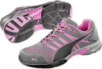 Puma 642910-39 biztonsági cipő s1 méret: 39 szürke, rózsaszín 1 pár kép