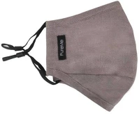 Pureme PUREME-LN-CGREY Reusable / adjustable mask linen 2 pcs n95 filters inside the package charcoal grey kép