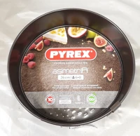 Pyrex 203188 Asimetria bevonatos tortaforma csatos 26 cm kép