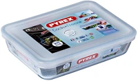 Pyrex 203229 Cook & freeze üvegtál+műanyag tető 19x14 cm kép