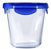 Pyrex 203243 Cook & go szögletes magas műanyagfedővel 12x12x12 0,8l kép