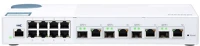 Qnap QSW-M408-4C 12 portos gigabit switch kép