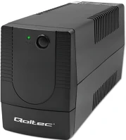 Qoltec 53774 Szünetmentes tápegység (ups) vonal interaktív 1 kva 600 w 1 ac kimenet(ek) kép