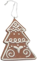 Qx 141786 Karácsonyi agyag dísz fenyőfa akasztóval kép