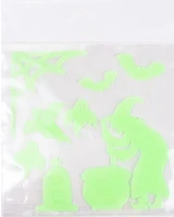 Qx 312844 Ablakzselé 25x20 cm foszforeszkáló boszi kép