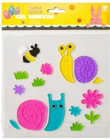 Qx 312900 Ablakzselé  színes csigák 20x25 cm kép