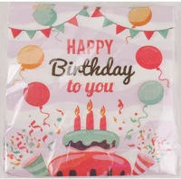 Qx 364322 Szalvéta 33x33 cm happy birthday 20 db/csomag kép
