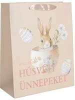 Qx 370139 Dísztasak húsvéti 26x32 cm nyuszi kaspóban kép