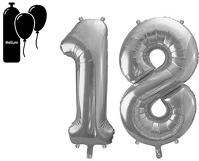 Qx 390490 Lufi fólia metál matt ezüst 18-as 102cm kép