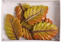 Qx 474922 Kreatív dekoráció levél 5 db/csomag zöld hosszú ( polirezin) kép