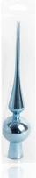 Qx 50420 Karácsonyi csúcsdísz fényes műanyag azúrkék 26 cm kép