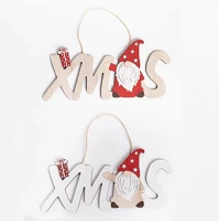 Qx 59937 Karácsonyi kopogtató fa  xmas felirattal 25x12 cm kép