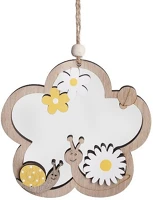 Qx 65392 Dekor fa akasztós csiga virággal kép