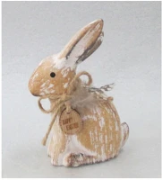Qx 66003 Húsvéti dekor fa nyúl 6x10 cm kép