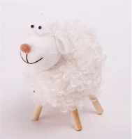 Qx 68881 Iris dekor bárány fa lábú 10cm kép