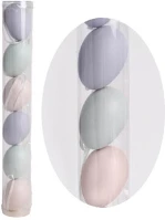 Qx DB/CSŐ Húsvéti tojásdekoráció pasztell színű akasztóval 6 db/cső kép