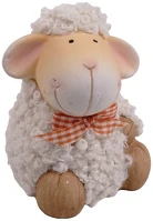 Qx 136395 Iris dekor kerámia terrakotta bari fehér/rózsaszín 7,5x10cm kép