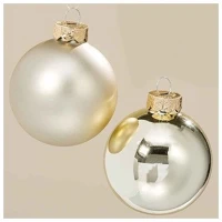 Qx 458683 Iris karácsonyi gömb, arany matt/fényes kép