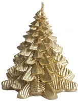 Qx 497437 Iris fenyő alakú gyertya, arany, 7cm*7,5cm kép